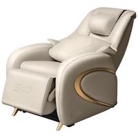 skg家用全身按摩椅 仿人手揉捏颈椎肩颈腰按摩热敷靠躺垫沙发 H5-1代 S6336MA 米金色