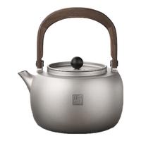 TILIVING 纯钛材质 纯钛壶煮茶器  钛色 1L