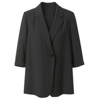【2025春季款】宽松凉感小西装七分袖西服外套通勤气质上衣M