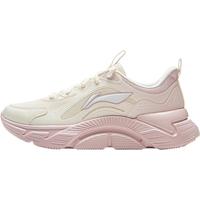 李宁 跑步鞋女鞋轻飏跑鞋反光低帮运动鞋