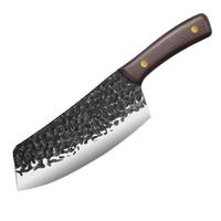 小天籁 龙泉刀菜刀家用手工锻打切菜肉刀超快锋利厨师刀阳江刀具 龙泉锻打切片刀