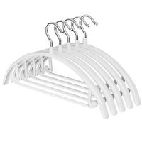 衣架 浸胶防滑无痕晾衣架10只装衣挂衣撑衣服撑子干湿两用  宽肩防滑浸胶衣架*10只装