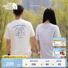 THE NORTH FACE 北面 短袖T恤款户外舒适透气圆领小熊帐篷印花半袖上衣