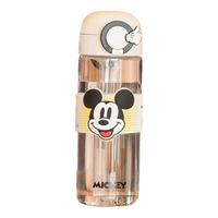 Angelamiao儿童水杯夏季吸管Tritan大容量喝水壶小运动便携水杯子560ml （吸管）白色米奇 560ml