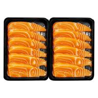 掬芥 挪威冰鲜三文鱼中段 400g(200g*2盒)刺身可生食 源头直发 中段2盒  400g