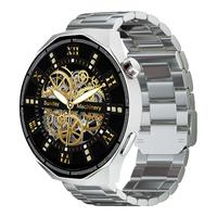  平凡大师 鸿蒙系统 智能手表 银色钢表带