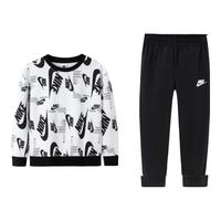 NIKE 耐克童装男童纯棉卫衣+长裤2件套秋季儿童套装