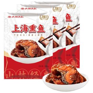 山林大红 特色本帮熏鱼600g上海特产半成品物速食零食小吃酥鱼块炸鱼下饭菜