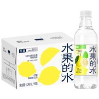 艾壹（EIYI）水果的水 柠檬风味水饮品 0糖无添加 新鲜水果萃取风味420ml*15瓶