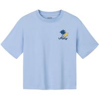 Levi's【凉感透气】李维斯儿童男童短袖T恤2025夏季运动上衣女 水晶蓝 110 /56 【身高104-110cm】