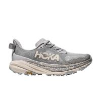 HOKA ONE ONE女款春季飞速羚羊6越野跑步鞋SPEEDGOAT 6轻量抓地 宇宙灰/石膏白 39