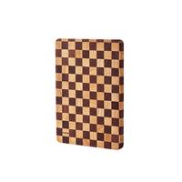 苏泊尔（SUPOR）棋盘格抗菌砧板天然实木双面用切菜板加厚家用案板BC382625AU1 【中号】38*26*2.5cm