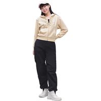 GAP女装2024春秋LOGO法式圈织软卫衣洋气美式连帽外套402167 米黄色 160/80A(S)亚洲尺码