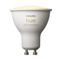 飞利浦(PHILIPS)Hue 智能射灯GU10 插脚灯泡 无主灯 led筒灯氛围灯 支持蓝牙智控 白光射灯GU10