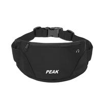 匹克运动腰包跑步男女通用手机腰包骑行旅行多功能户外装备手机包 黑色【大容量腰包】