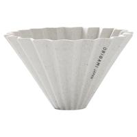 FELLOW陶瓷ORIGAMI折纸咖啡滤杯V60型萃取滴滤式滤杯再生白 REVORK 折纸滤杯 再生白