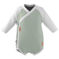 幻曦极光棉春夏小益撕包屁衣新生婴儿全棉爬服长袖衣服哈衣敏感肌特皮 绿晶晶（长袖）适合10-28℃ 66cm/3-6月(斜襟款)