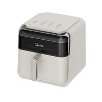 美的 蒸汽炎烤空气炸锅 可视免翻面 家用 长辈实用 大容量6.5L 蒸烤一体机 智能触控KZC6505