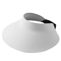 猫人防晒帽女遮阳帽防紫外线无痕空顶帽可折叠大帽檐户外跑步太阳帽子 超大檐-米色