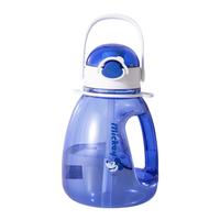 迪士尼（Disney）儿童水杯夏季大容量吨吨桶男孩大肚杯小可爱便携防漏双饮水杯 米奇/背带【双饮杯】 1350ml