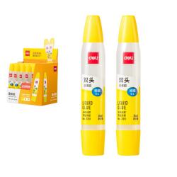 得力 7311 双头高透明胶水 35ml