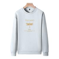啄木鸟(TUCANO)卫衣男士春秋商务休闲潮流简约长袖T恤上衣打底衫男装 灰色 3XL 灰色【常规】 3XL(165斤-185斤)