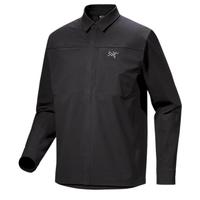 ARC'TERYX始祖鸟 CRONIN COTTON OVERSHIRT 透气 男子 长袖衬衣 BLACK/黑色 L