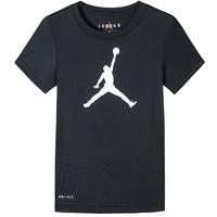 NIKE JORDAN 耐克AJ童装男童DRI-FIT速干短袖T恤2025夏季儿童运动上衣 正黑色【速干科技】 160 /76 【身高152-158cm】