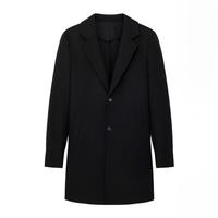 TUCANO啄木鸟男士羊毛外套2024冬季加棉加厚毛呢大衣中长款高端呢子风衣