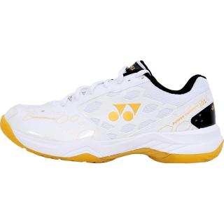 88VIP：YONEX 羽毛球鞋男女透气防滑YY超轻运动训练鞋减震耐磨shb101cr SHB101白金色 41