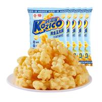 盼盼 玉米鸡味块 膨化食品休闲儿童零食非油炸办公室小吃 55g*5包