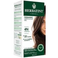 HERBATINT 植物盖白发低敏温和 染发剂 4M红褐栗色 170ml