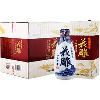 沙洲优黄江南印象花雕十年陈盒装黄酒 苏州特产大米酿造酒整箱装500mL*6盒