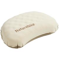 NatureHike挪客户外羽骨二合一海绵充气枕头户外露营旅行枕 香槟棕【大码】