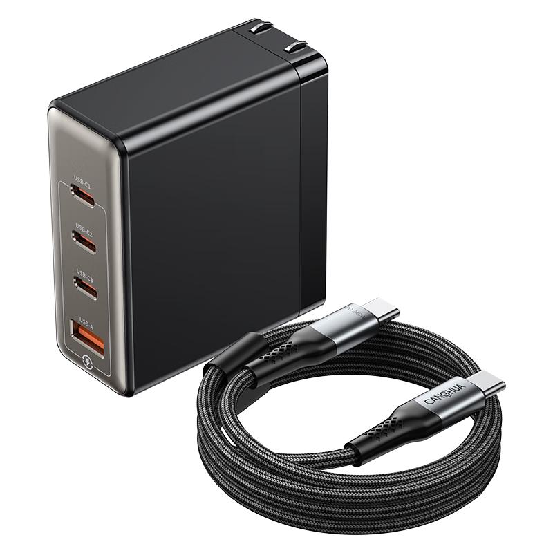  CangHua/仓华 100W 氮化镓充电器套装  线充套装 3C+1A
