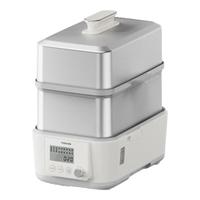 东芝 芝味蒸电蒸锅双层大容量电蒸锅不锈钢蒸汽锅定时保温炖蒸煮一体多功能锅  ES-20MSTC