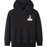 Levi's 李维斯童装【宇航员系列】冬季男女童摇粒绒卫衣儿童上衣 黑美人 110 /52 【身高98-104cm】