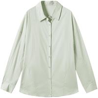 【100%棉】2025春装宽松H型亲肤透气休闲百搭女式衬衫