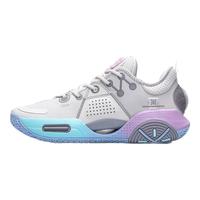 李宁 LI-NING全城9丨篮球鞋男鞋春季减震回弹舒适专业比赛竞技运动鞋ABAU113 珍珠白/蝶兰紫-1 46