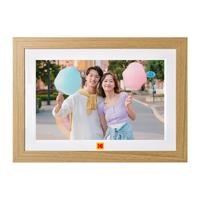 KODAK柯达 1018W 数码相框10.1英寸高清电子相册摆台结婚照片视频自动循环播放器 木色