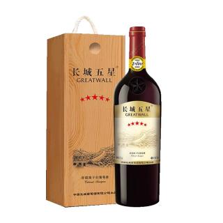 GREATWALL 长城葡萄酒 五星 赤霞珠干型红葡萄酒 750ml
