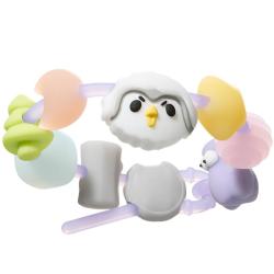 babycare 精油手环手链猫头鹰项链儿童户外防护串珠手环闺蜜手环可爱 9珠2绳 96h 猫头鹰
