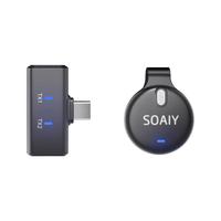索爱（soaiy）SA-V6无线领夹麦克风收音麦 户外直播唱歌 专业降噪录音设备  安卓Type-C 一拖一