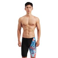 游泳裤男防尴尬男生泳衣裤大码专业竞速五分裤透气水上训练装备