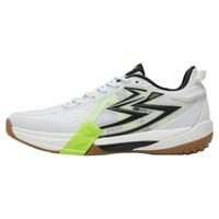 361°运动羽毛球鞋男制胜PRO专业减震防滑耐磨训练鞋子男672524402-1 361度白/萤光太阳能黄