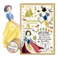 迪士尼(Disney)儿童拼图玩具 300片圆筒拼图白雪公主女孩古部