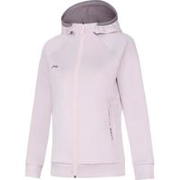 李宁(LI-NING)外套女款开衫卫衣春季休闲连帽上衣百搭运动服
