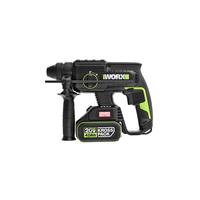威克士 WORX 20V无刷充电电锤冲击钻WE381(4.0双电)锂电电镐电钻两用打混凝土