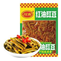 川南 红油豇豆123g 榨菜下饭菜酱腌菜 鲜香爽脆开味咸菜佐餐小菜