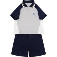 Gap男童2024春秋季短袖T恤短裤两件套运动套装890531